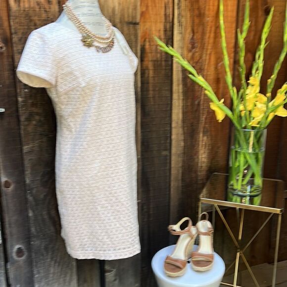 CLUB MONACO,  EMBROIDERED SHIFT DRESS. Size 6 - Picture 9 of 9